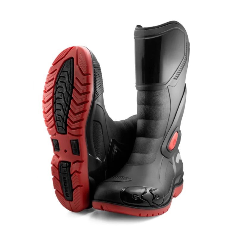 Botas Lluvia Moto - Rojo, 41